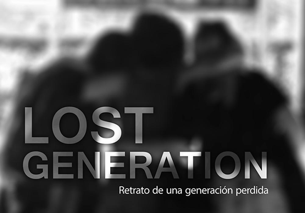 recorte del cartel del proyecto lost Generation de los alumnos de Transmedia