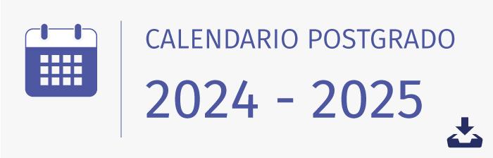 Calendario Académico Postgrado 2024-2025